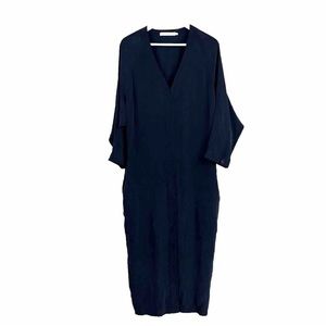 7115 by Szeki Maxi Dress V Neck Lagenlook Dolman